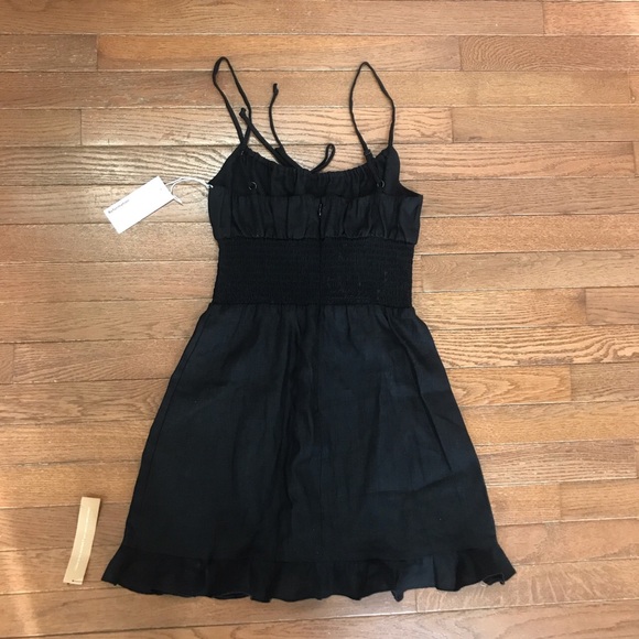 NWT Reformation Rosemary Dress in Black - Picture 6 of 7